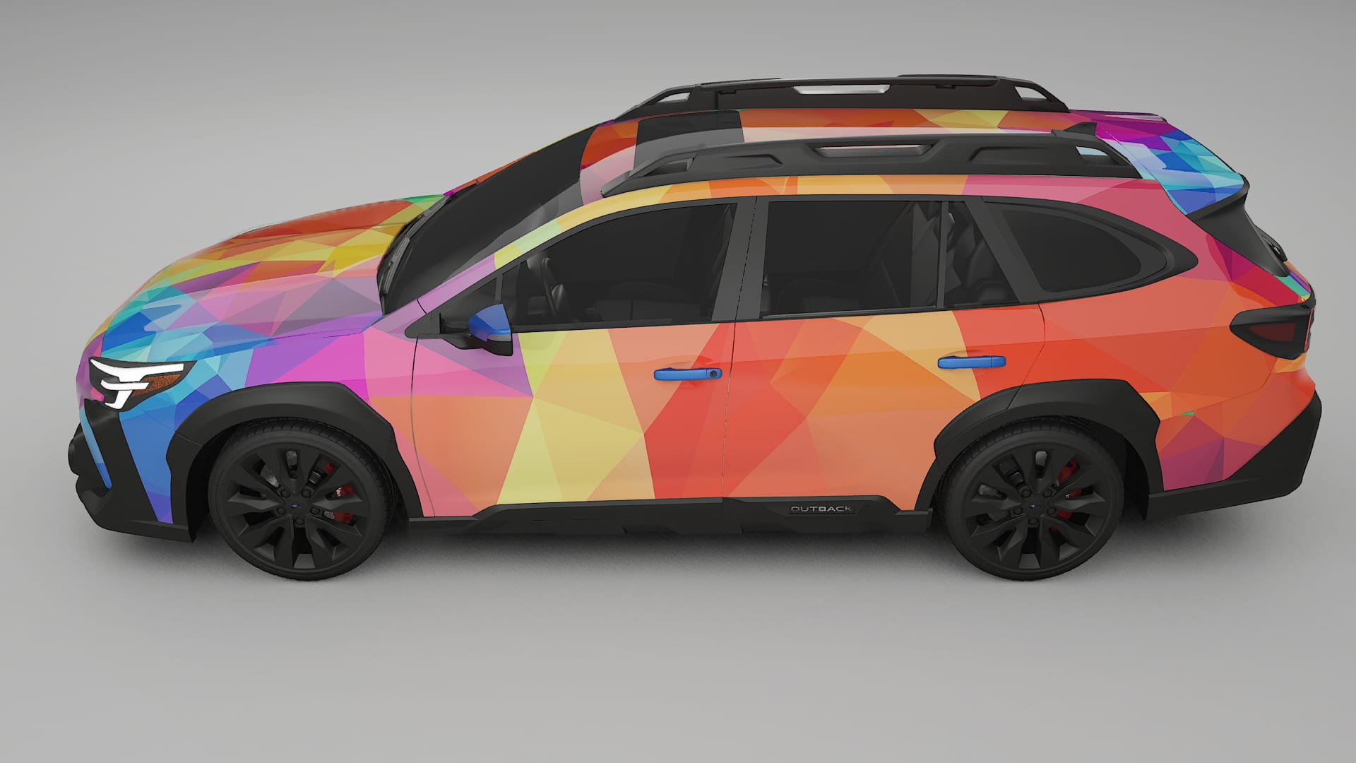 Subaru Outback VI BS facelift LCI VECTOR VIBE – Designad Wrap PPF-sats i utskrivbar polyuretanfilm