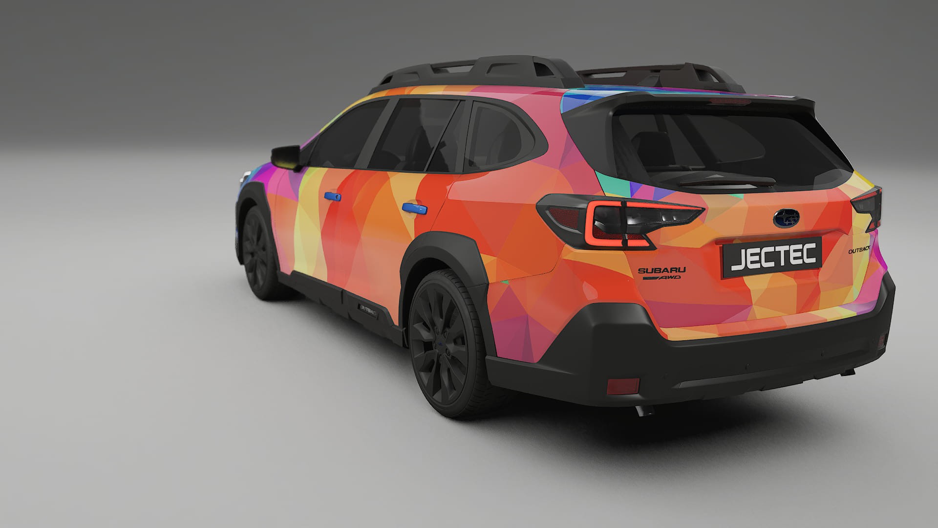 Subaru Outback VI BS facelift LCI VECTOR VIBE – Designad Wrap PPF-sats i utskrivbar polyuretanfilm