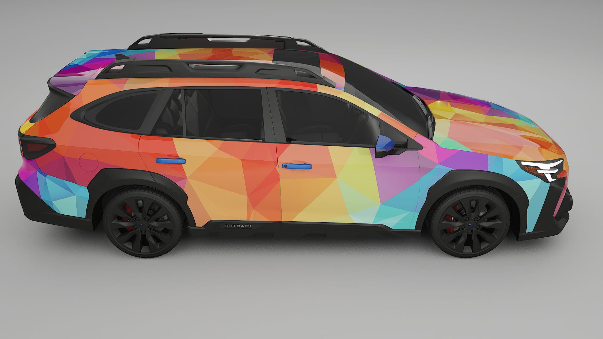 Subaru Outback VI BS facelift LCI VECTOR VIBE – Designad Wrap PPF-sats i utskrivbar polyuretanfilm