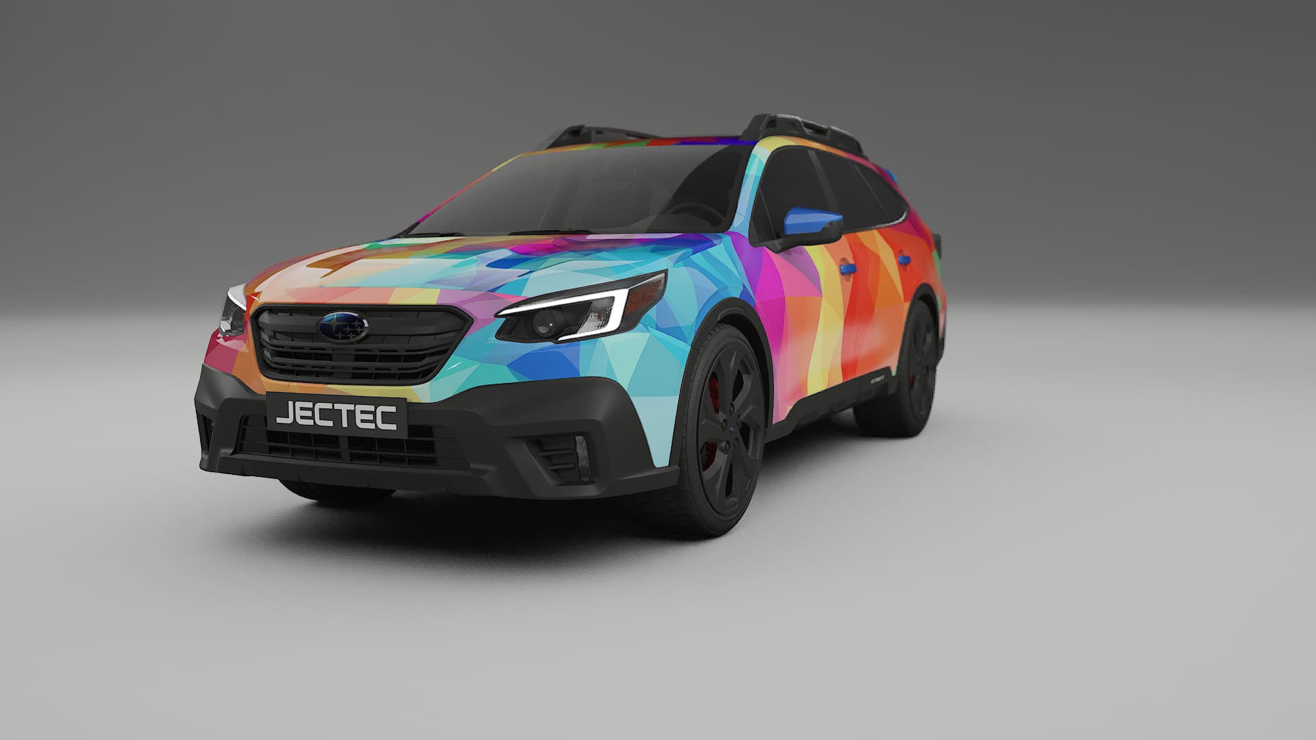 Subaru Outback VI BS prefacelift pre-LCI VECTOR VIBE – Designad Wrap PPF-sats i utskrivbar polyuretanfilm