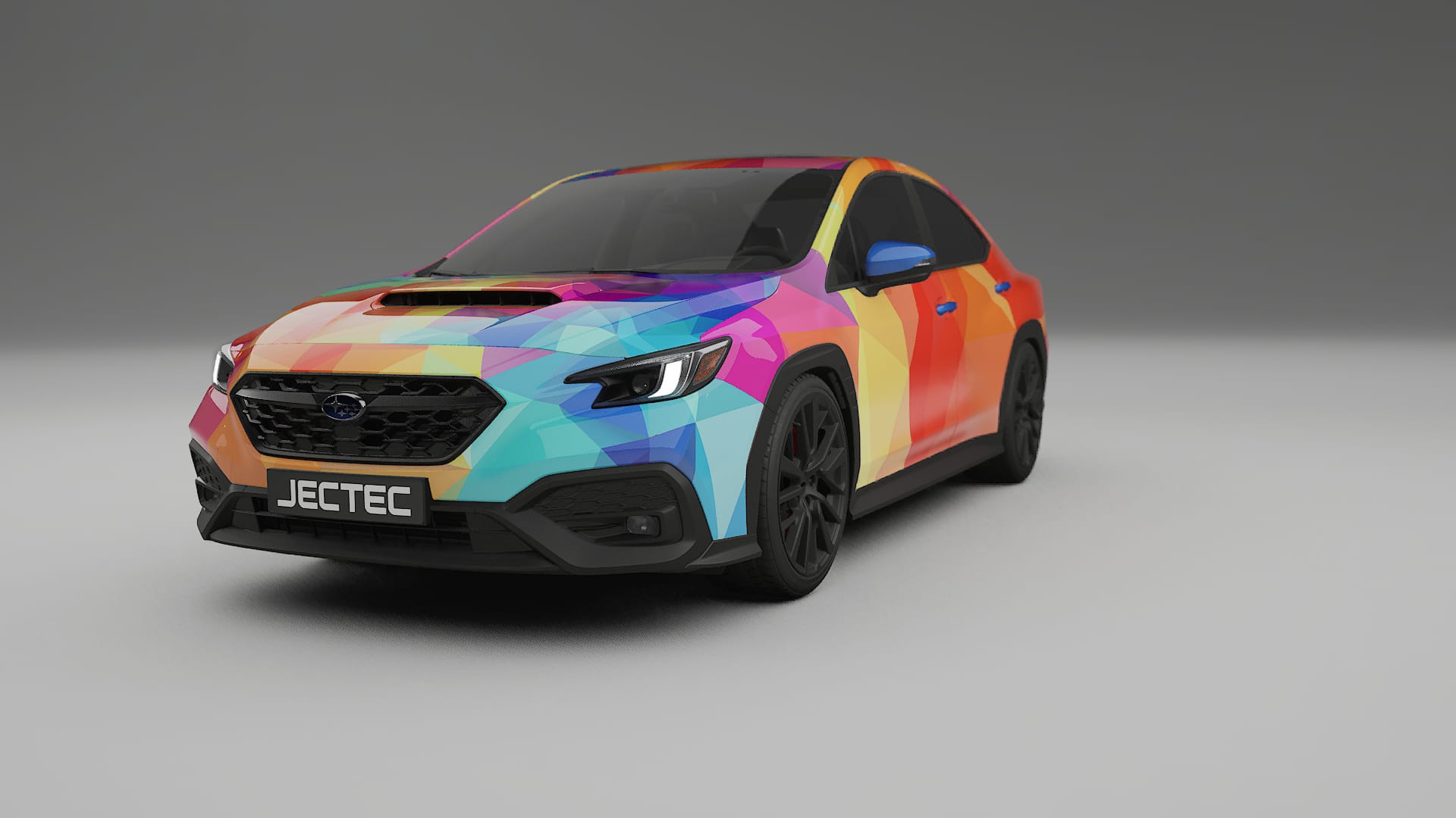 Subaru WRX VB VECTOR VIBE – Designad Wrap PPF-sats i utskrivbar polyuretanfilm