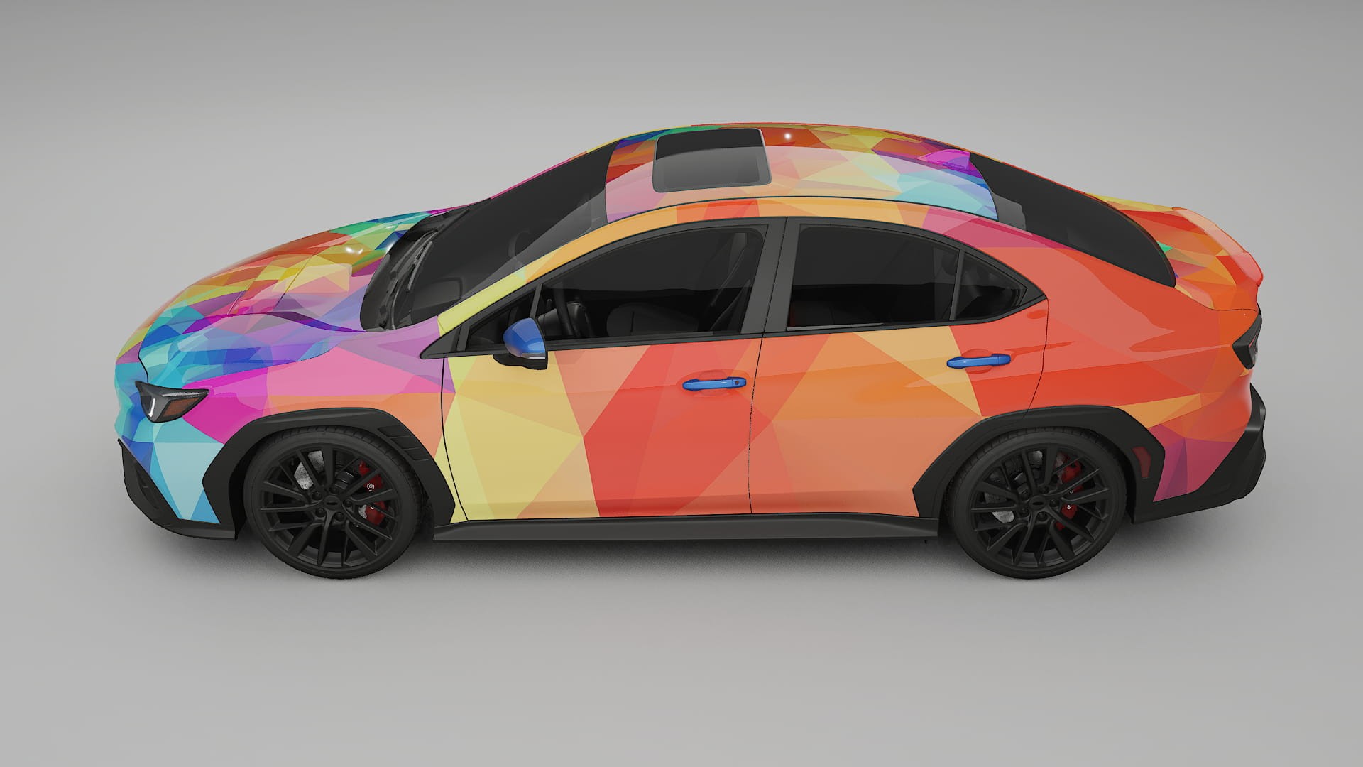 Subaru WRX VB VECTOR VIBE – Designad Wrap PPF-sats i utskrivbar polyuretanfilm