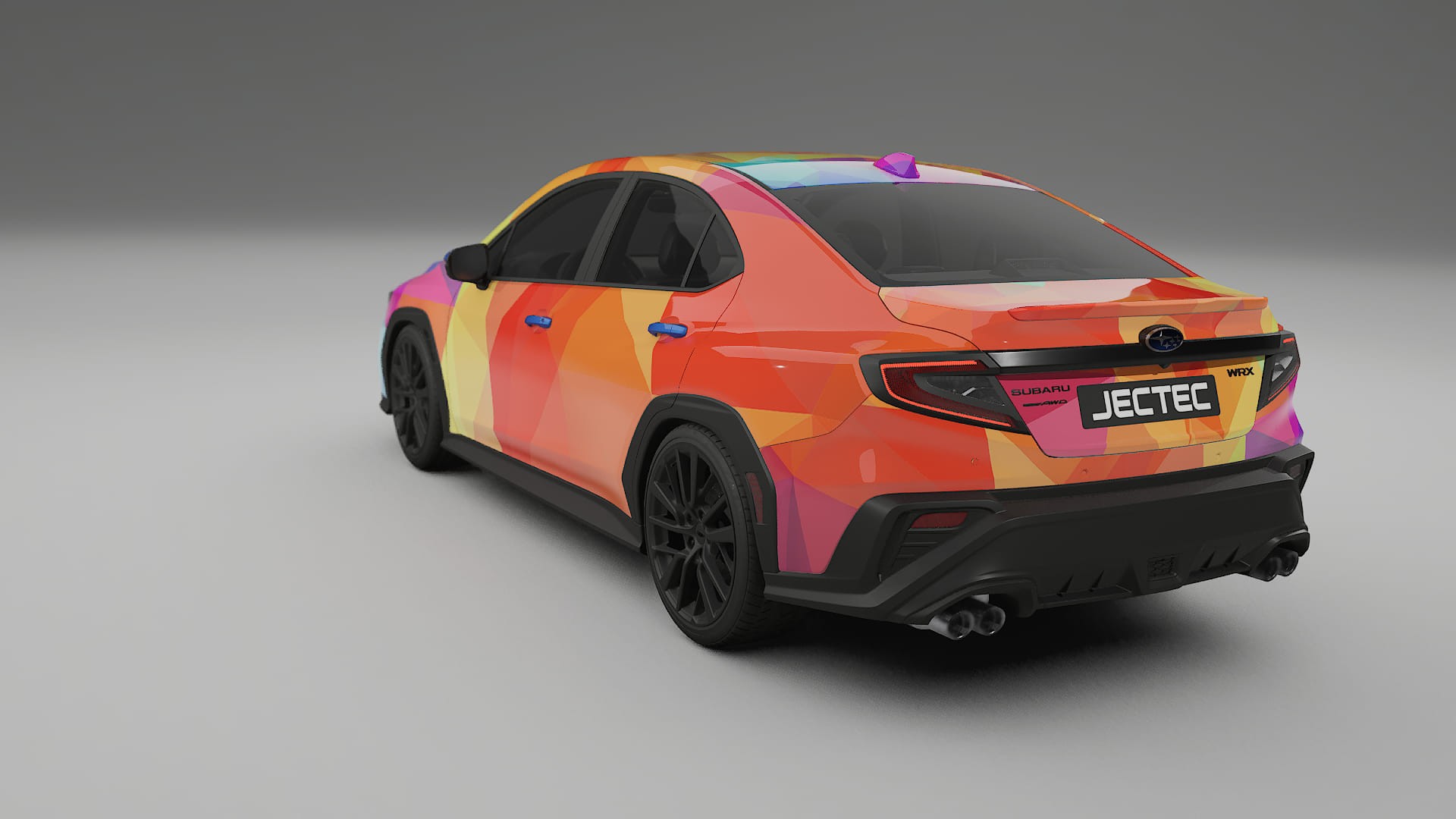Subaru WRX VB VECTOR VIBE – Designad Wrap PPF-sats i utskrivbar polyuretanfilm