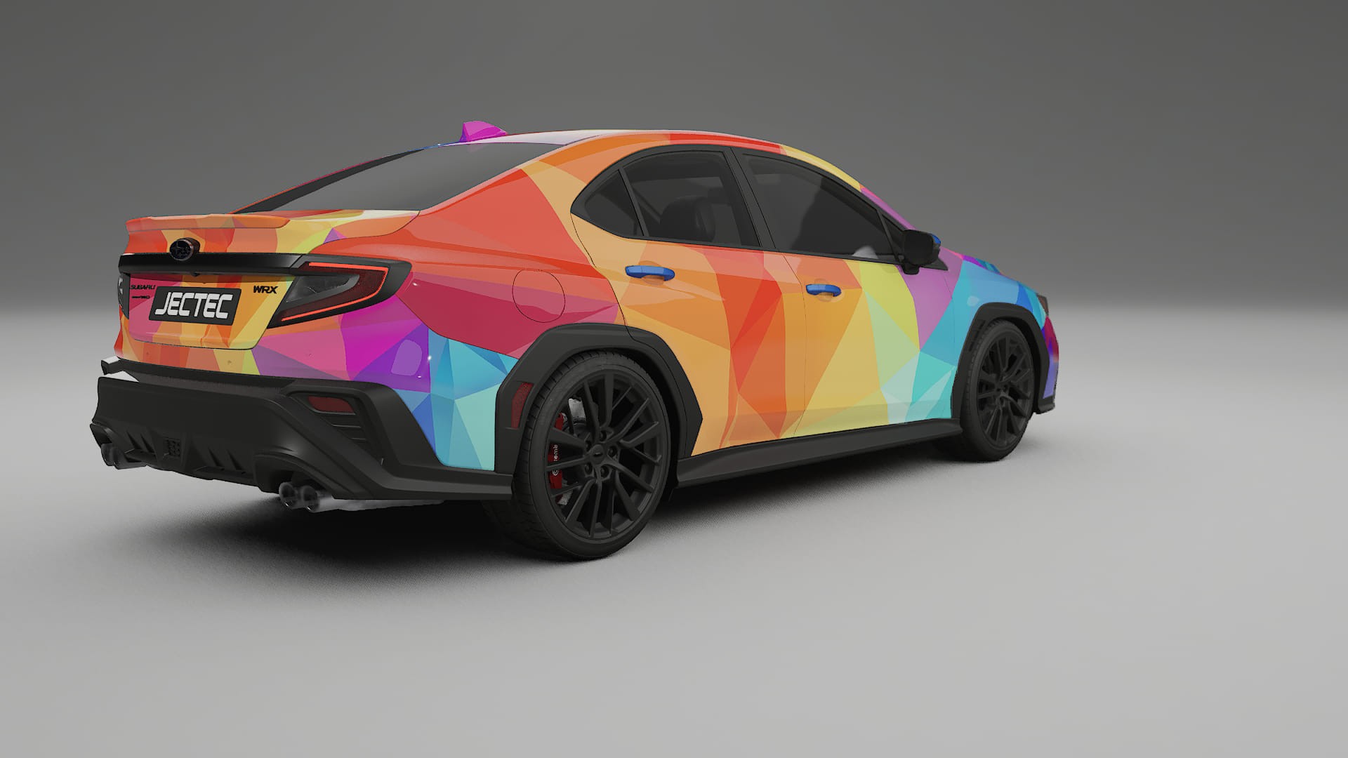 Subaru WRX VB VECTOR VIBE – Designad Wrap PPF-sats i utskrivbar polyuretanfilm