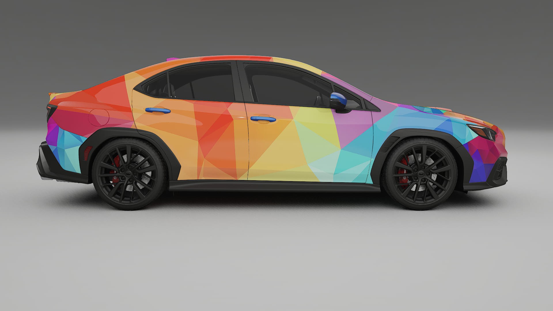 Subaru WRX VB VECTOR VIBE – Designad Wrap PPF-sats i utskrivbar polyuretanfilm