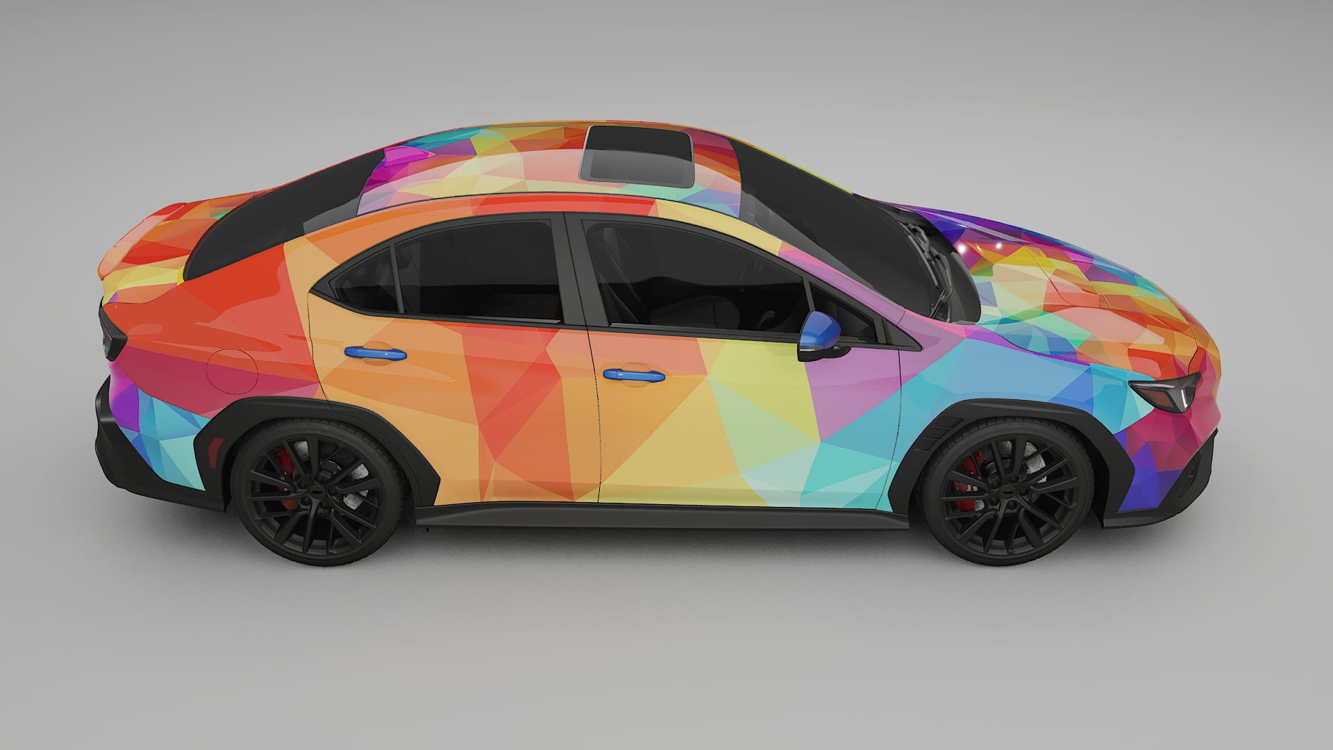 Subaru WRX VB VECTOR VIBE – Designad Wrap PPF-sats i utskrivbar polyuretanfilm