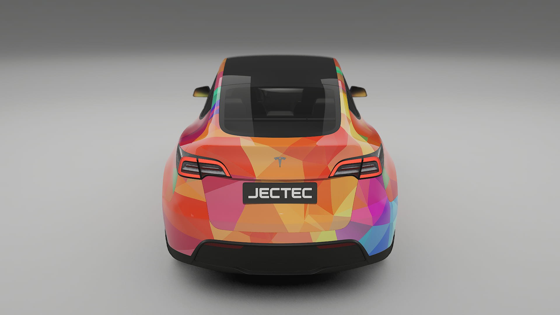 Tesla Model Y VECTOR VIBE – Designad Wrap PPF-sats i utskrivbar polyuretanfilm