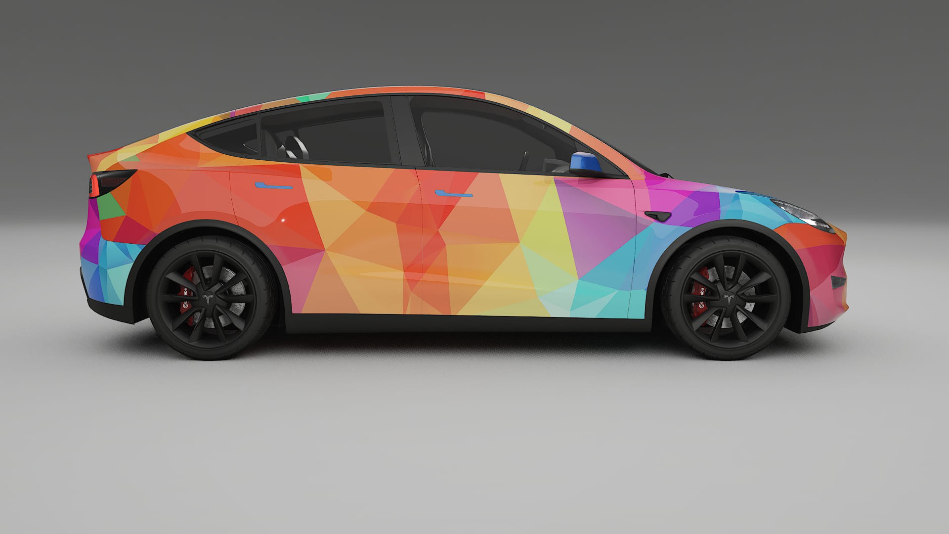 Tesla Model Y VECTOR VIBE – Designad Wrap PPF-sats i utskrivbar polyuretanfilm