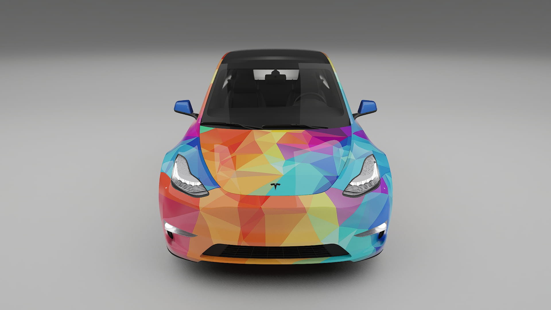 Tesla Model Y VECTOR VIBE – Designad Wrap PPF-sats i utskrivbar polyuretanfilm