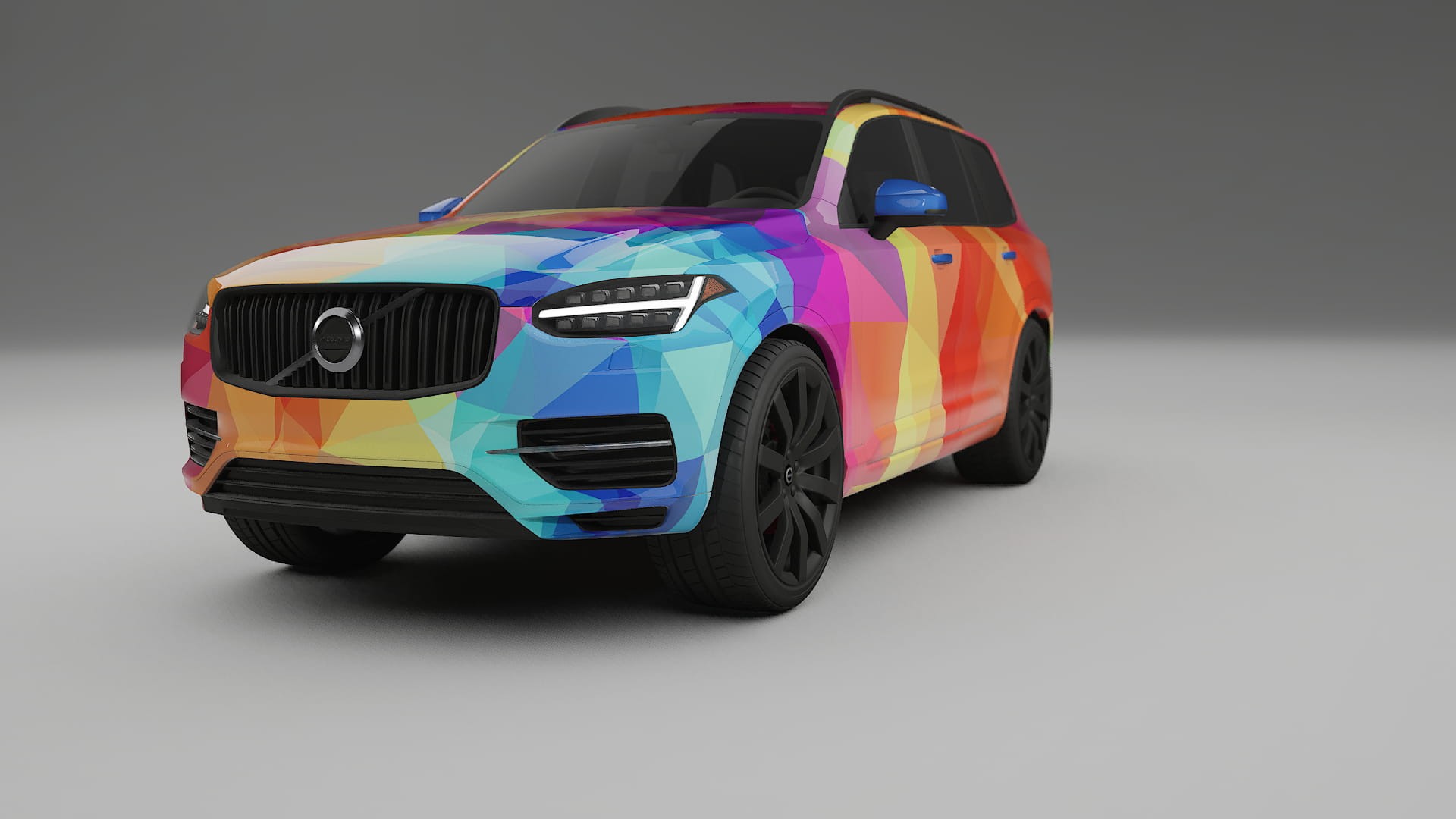 Volvo XC90 SPA VECTOR VIBE – Designad Wrap PPF-sats i utskrivbar polyuretanfilm