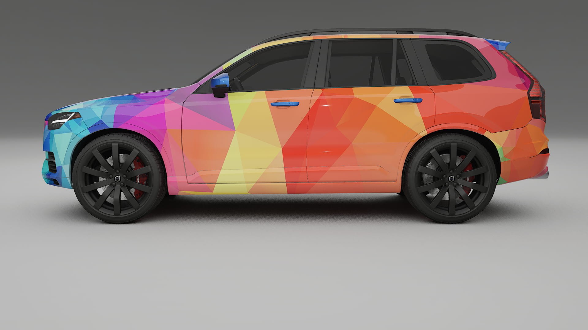 Volvo XC90 SPA VECTOR VIBE – Designad Wrap PPF-sats i utskrivbar polyuretanfilm