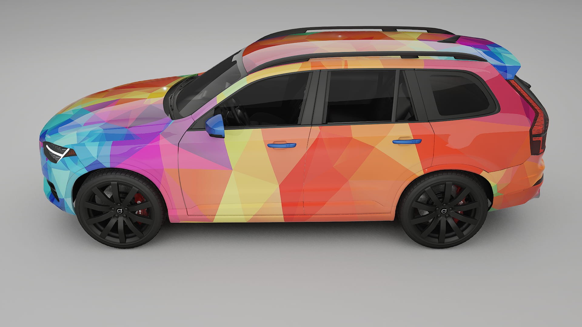 Volvo XC90 SPA VECTOR VIBE – Designad Wrap PPF-sats i utskrivbar polyuretanfilm