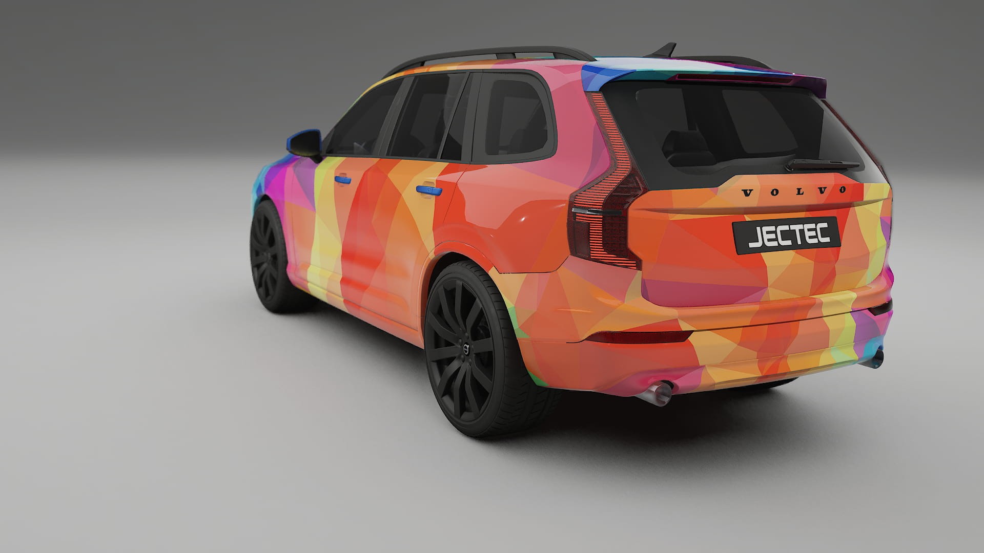 Volvo XC90 SPA VECTOR VIBE – Designad Wrap PPF-sats i utskrivbar polyuretanfilm