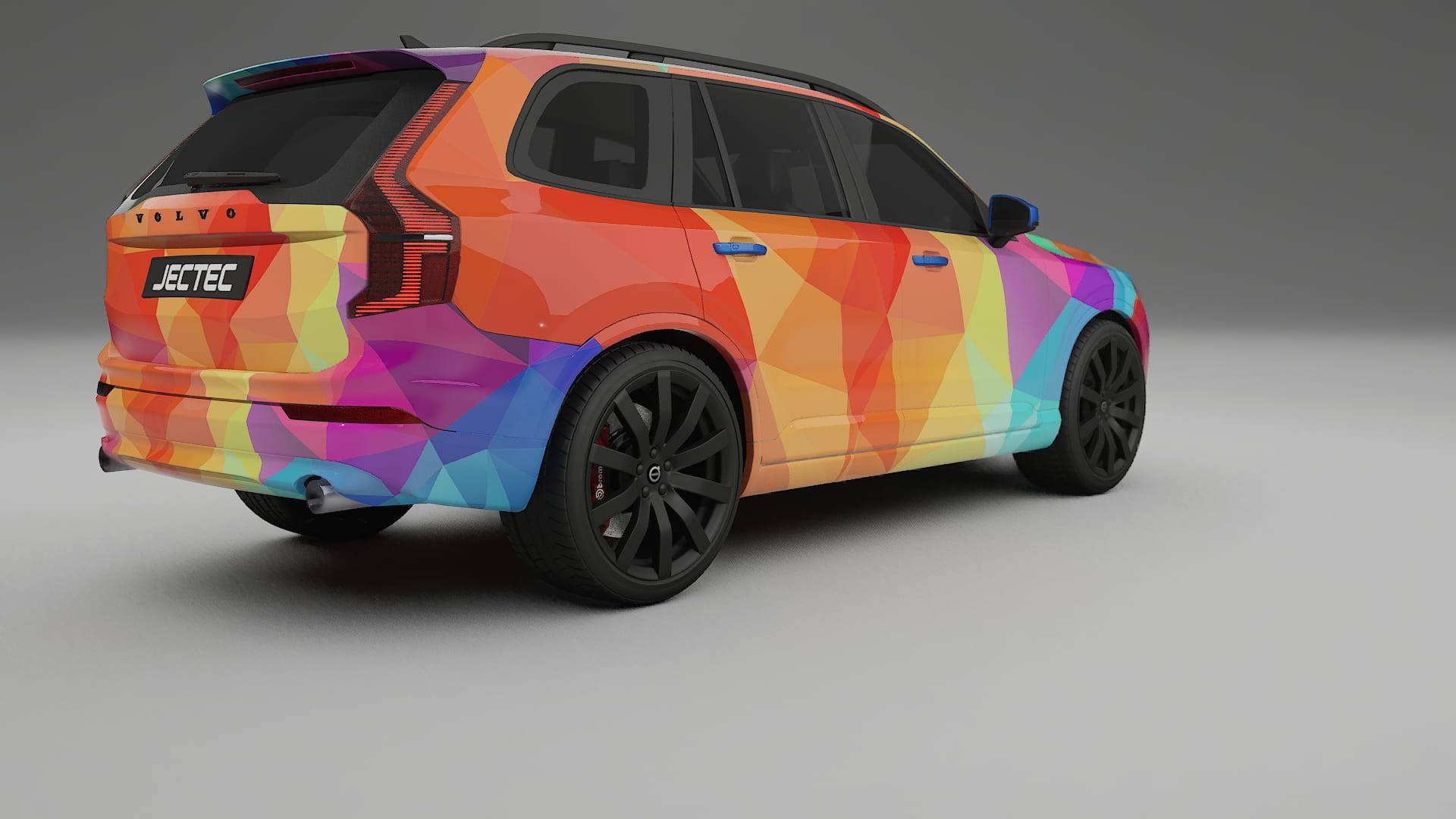 Volvo XC90 SPA VECTOR VIBE – Designad Wrap PPF-sats i utskrivbar polyuretanfilm