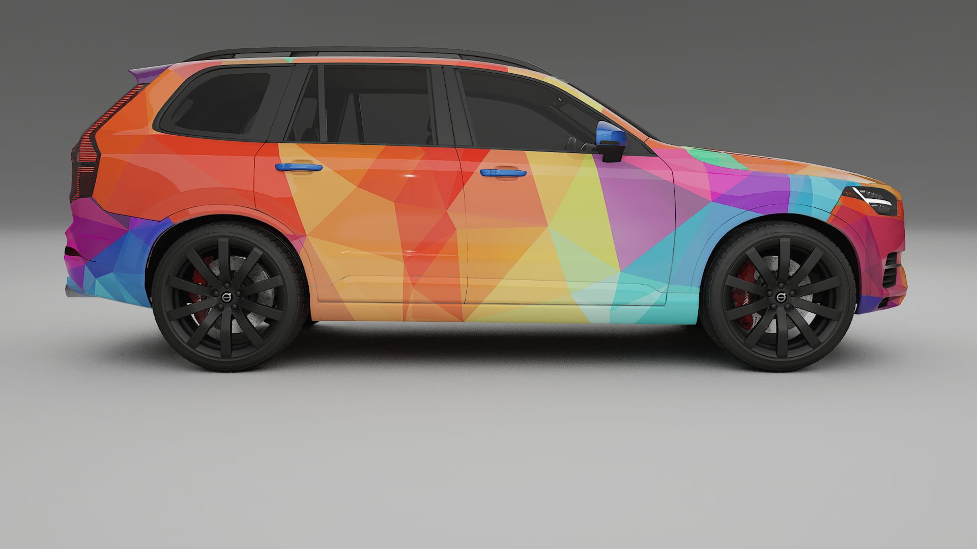 Volvo XC90 SPA VECTOR VIBE – Designad Wrap PPF-sats i utskrivbar polyuretanfilm