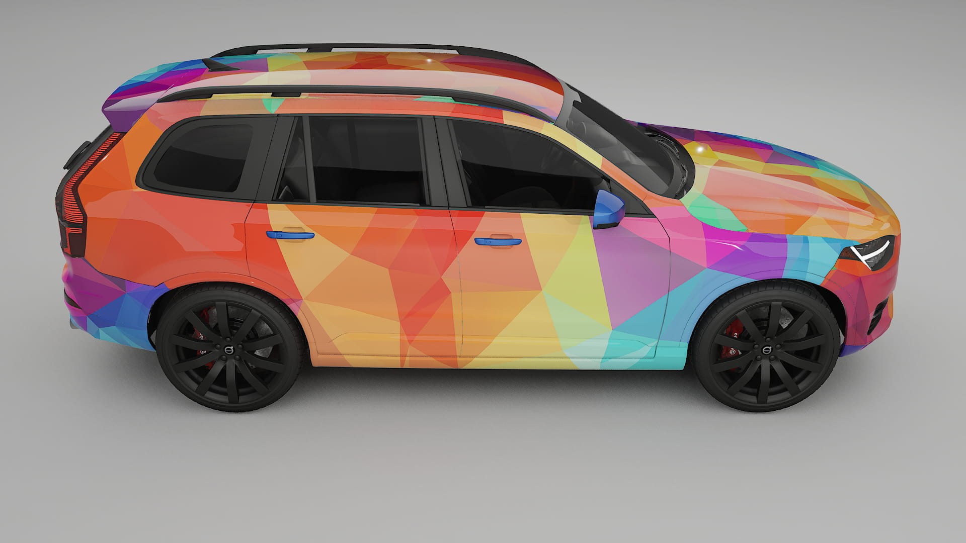 Volvo XC90 SPA VECTOR VIBE – Designad Wrap PPF-sats i utskrivbar polyuretanfilm
