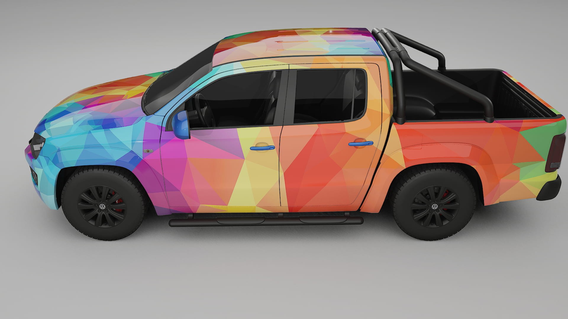 VW Amarok 2H VECTOR VIBE – Designad Wrap PPF-sats i utskrivbar polyuretanfilm