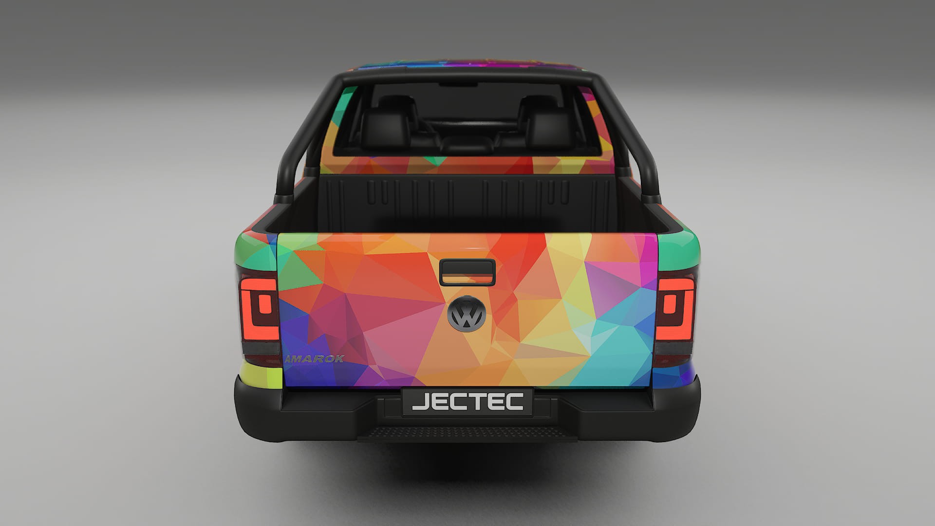 VW Amarok 2H VECTOR VIBE – Designad Wrap PPF-sats i utskrivbar polyuretanfilm