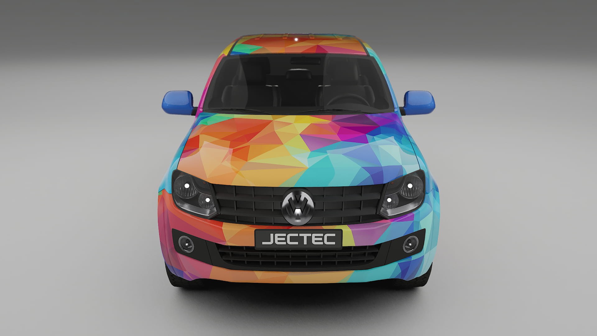 VW Amarok 2H VECTOR VIBE – Designad Wrap PPF-sats i utskrivbar polyuretanfilm