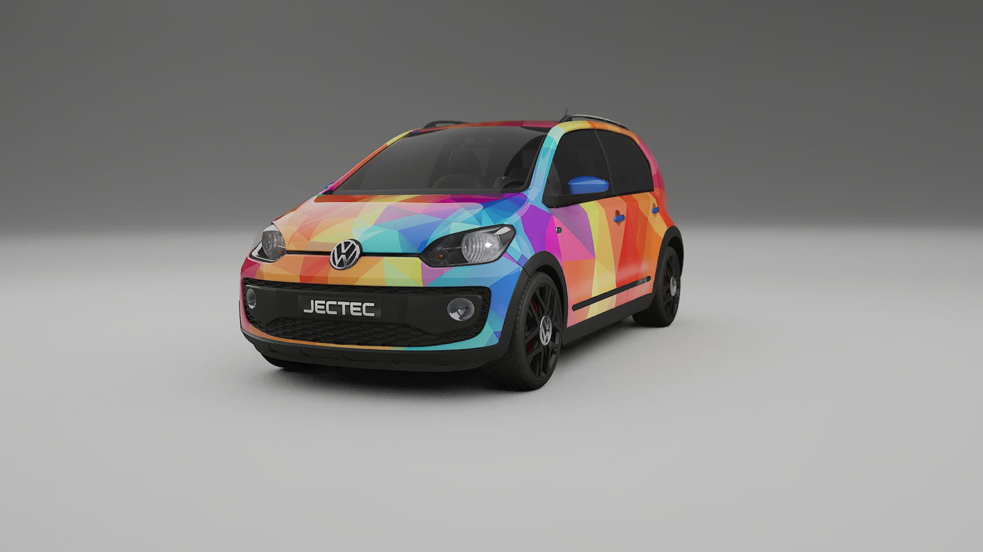 VW Cross Up VECTOR VIBE – Designad Wrap PPF-sats i utskrivbar polyuretanfilm