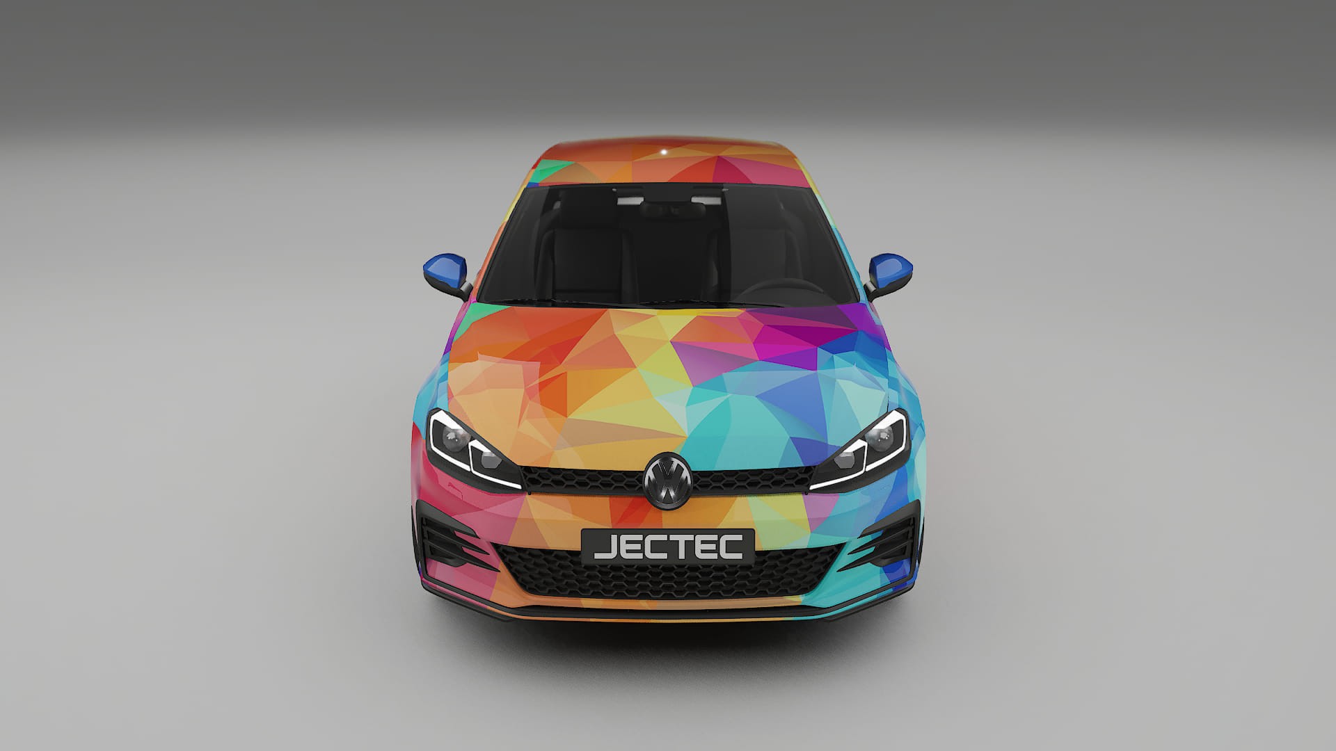 VW Golf Mk7 VECTOR VIBE – Designad Wrap PPF-sats i utskrivbar polyuretanfilm