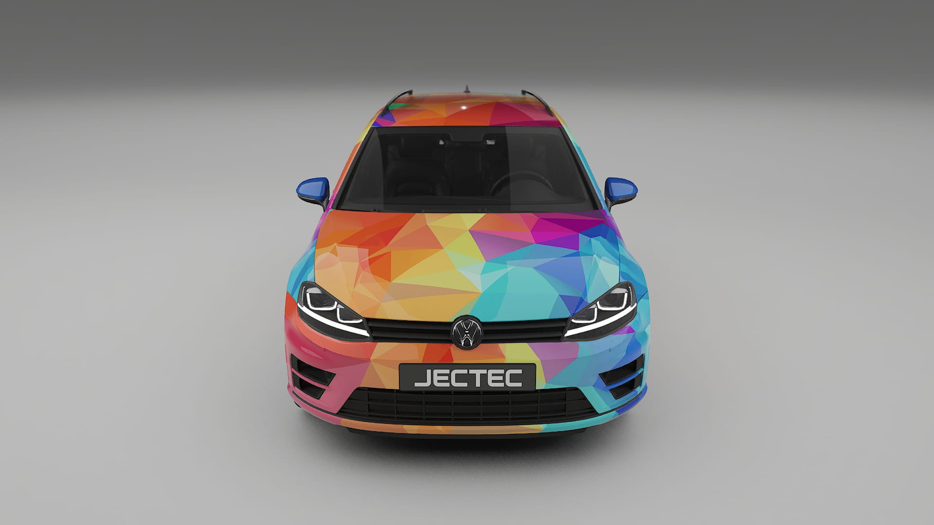 VW Golf Variant Mk7 VECTOR VIBE – Designad Wrap PPF-sats i utskrivbar polyuretanfilm
