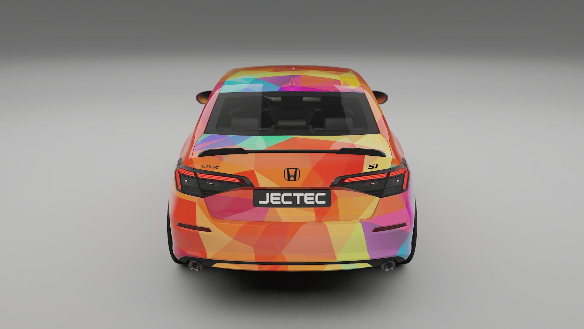 Honda Civic Si VECTOR VIBE – Designad Wrap PPF-sats i utskrivbar polyuretanfilm