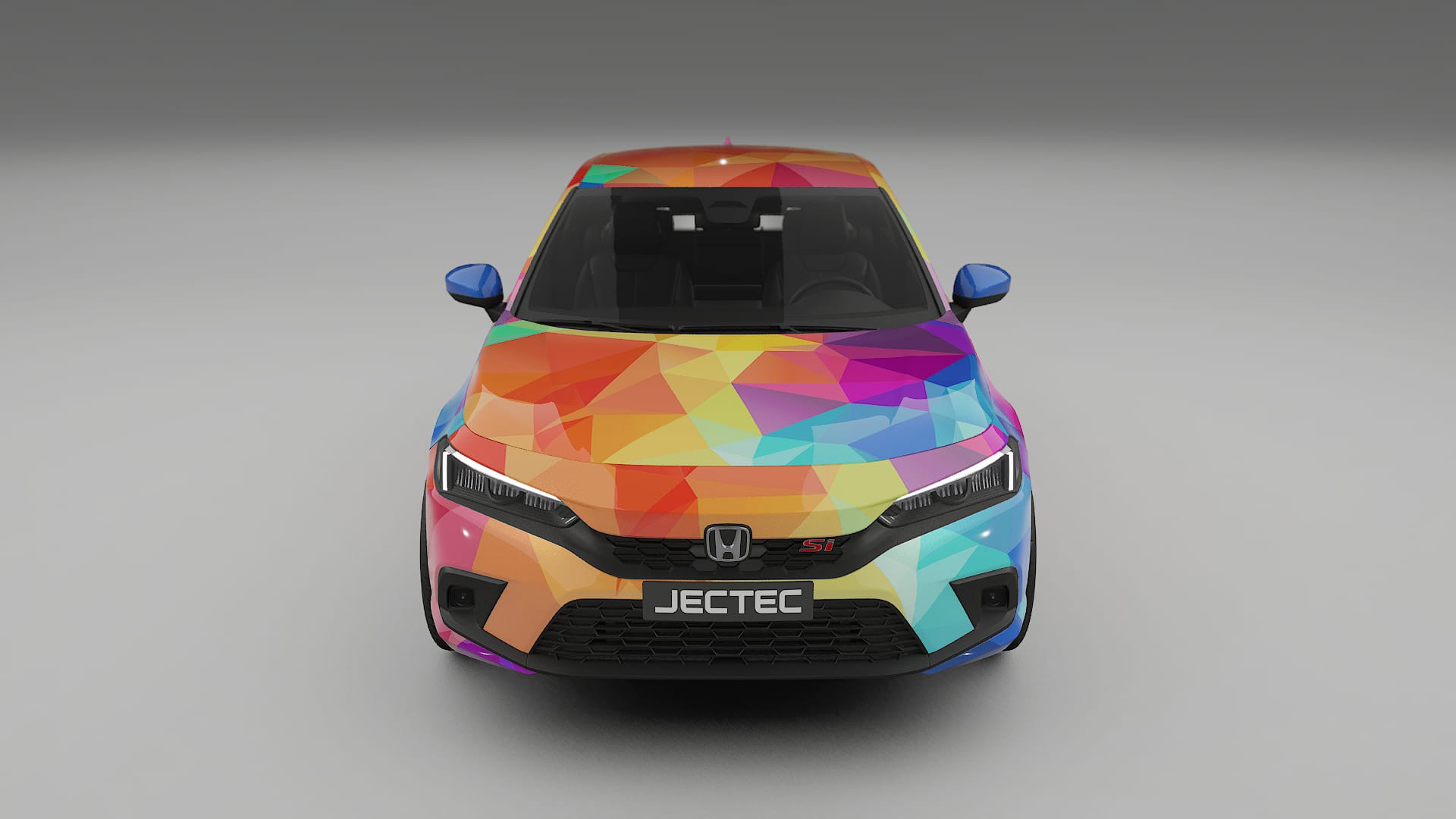 Honda Civic Si VECTOR VIBE – Designad Wrap PPF-sats i utskrivbar polyuretanfilm