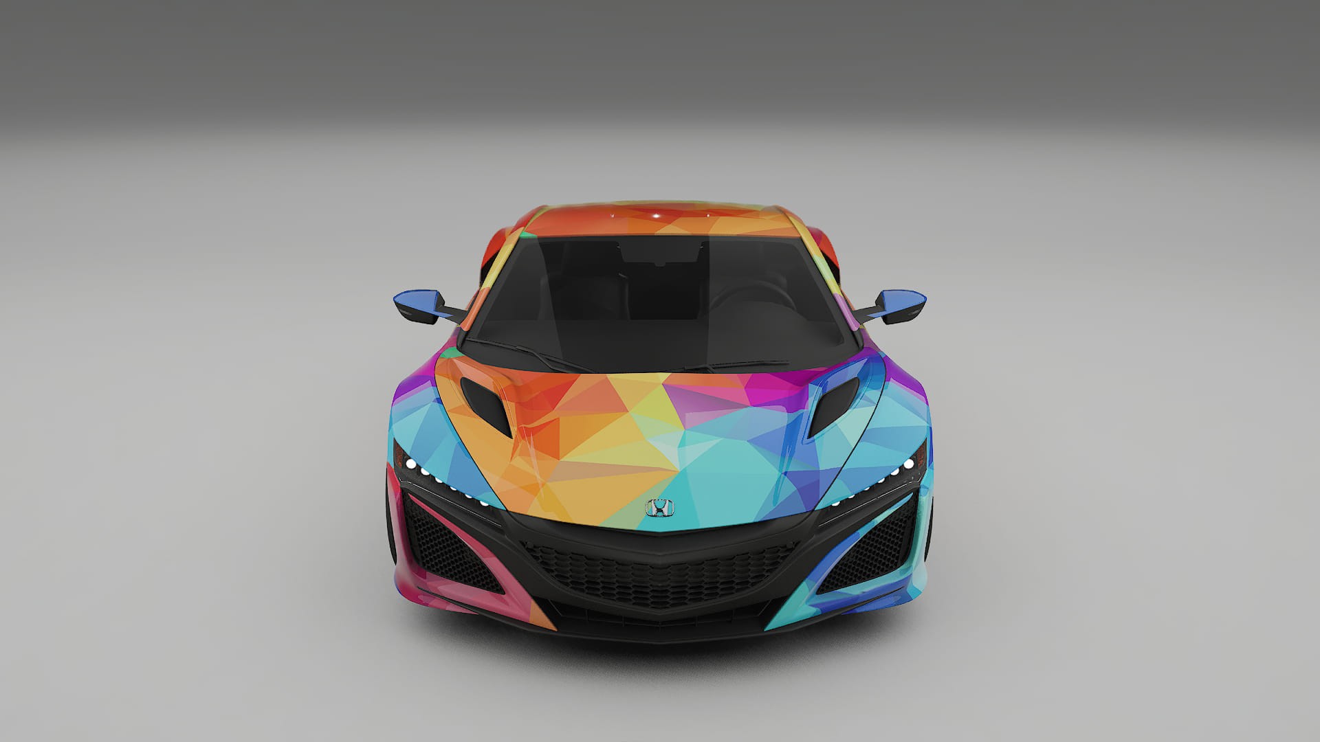 Honda NSX prefacelift pre-LCI VECTOR VIBE – Designad Wrap PPF-sats i utskrivbar polyuretanfilm