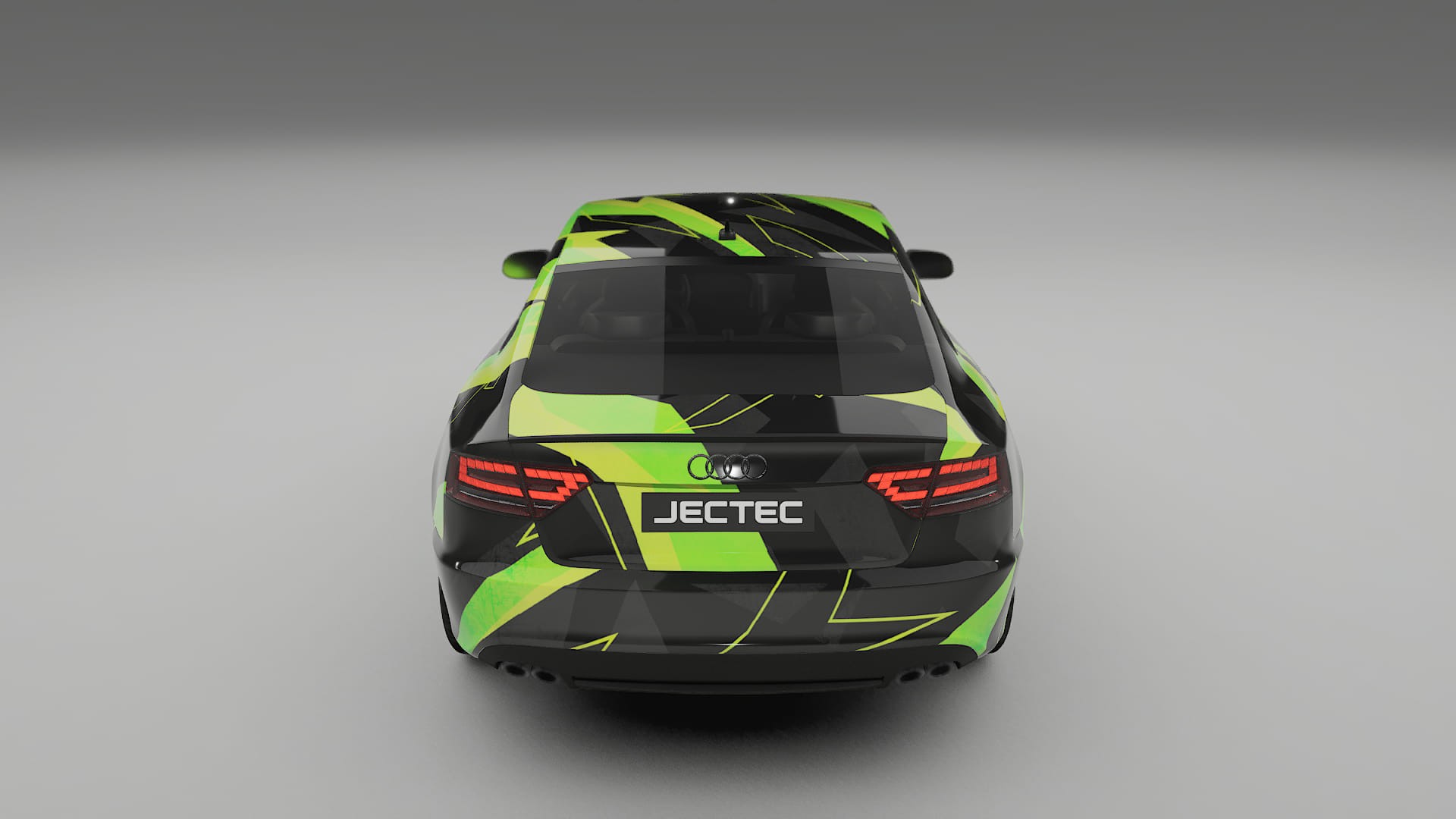Audi A5 8T Sportback prefacelift pre-LCI NINJA TURTLES – Designad Wrap PPF-sats i utskrivbar polyuretanfilm