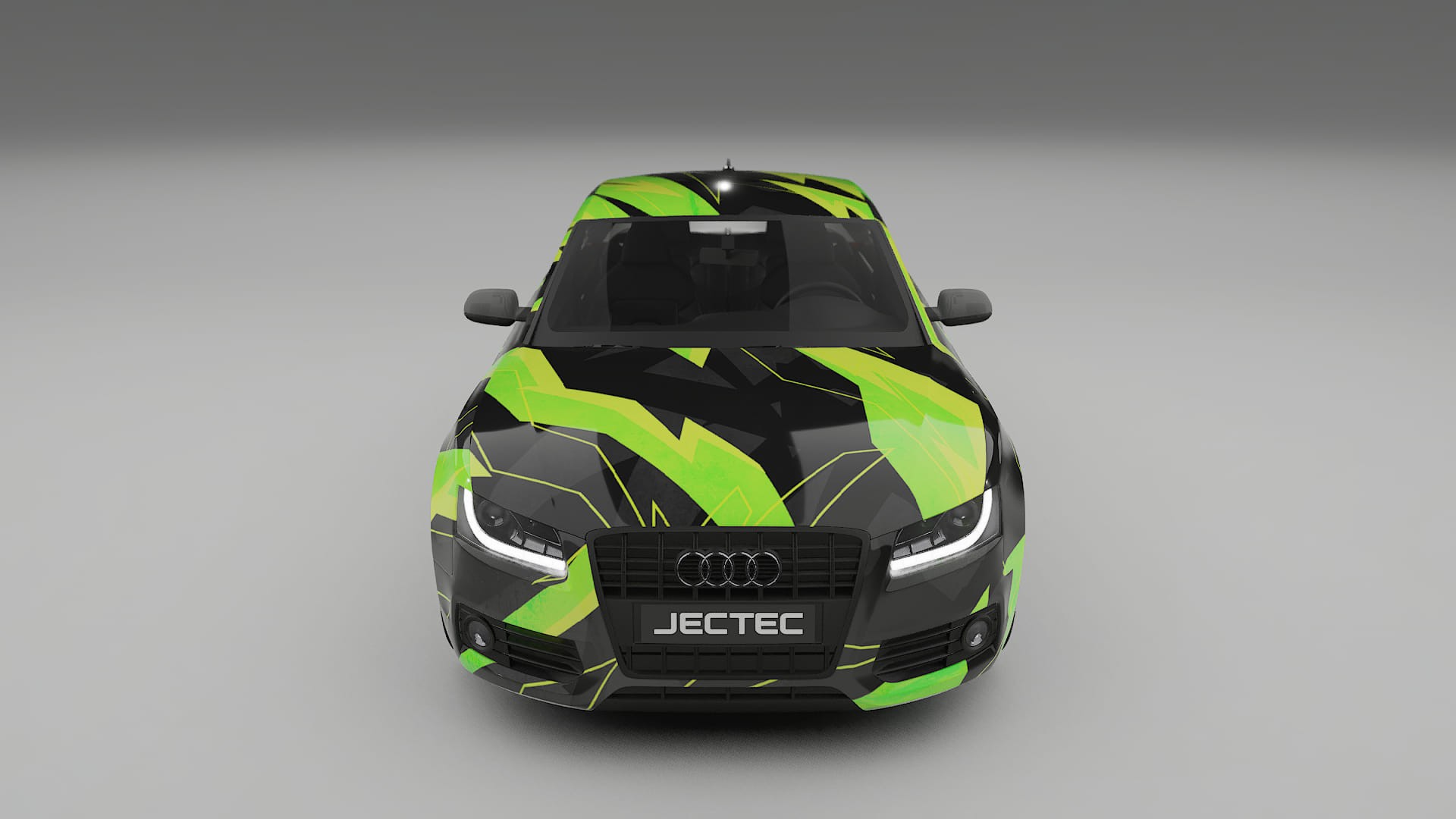Audi A5 8T Sportback prefacelift pre-LCI NINJA TURTLES – Designad Wrap PPF-sats i utskrivbar polyuretanfilm