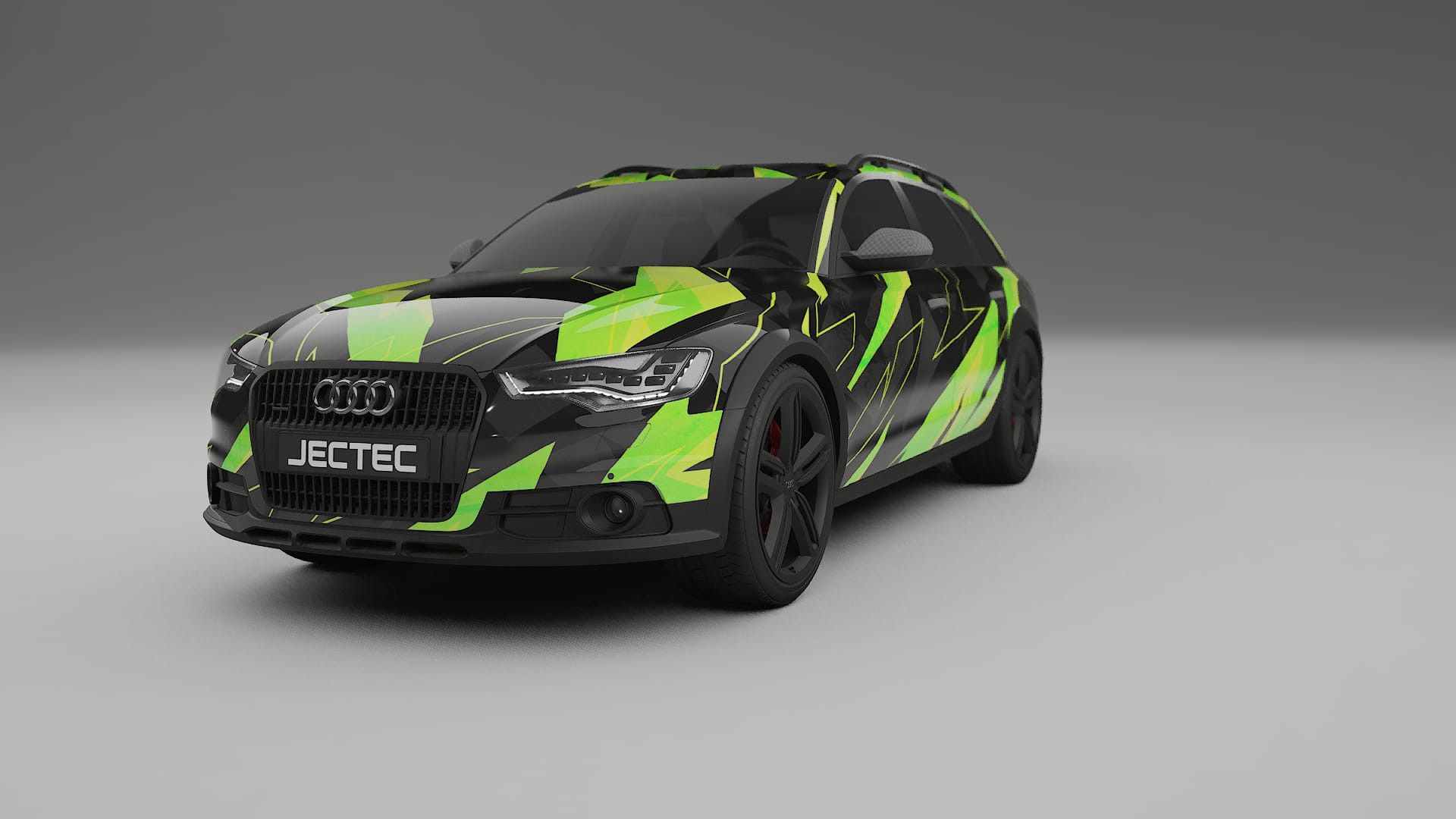 Audi A6 Allroad C7 prefacelift pre-LCI NINJA TURTLES – Designad Wrap PPF-sats i utskrivbar polyuretanfilm