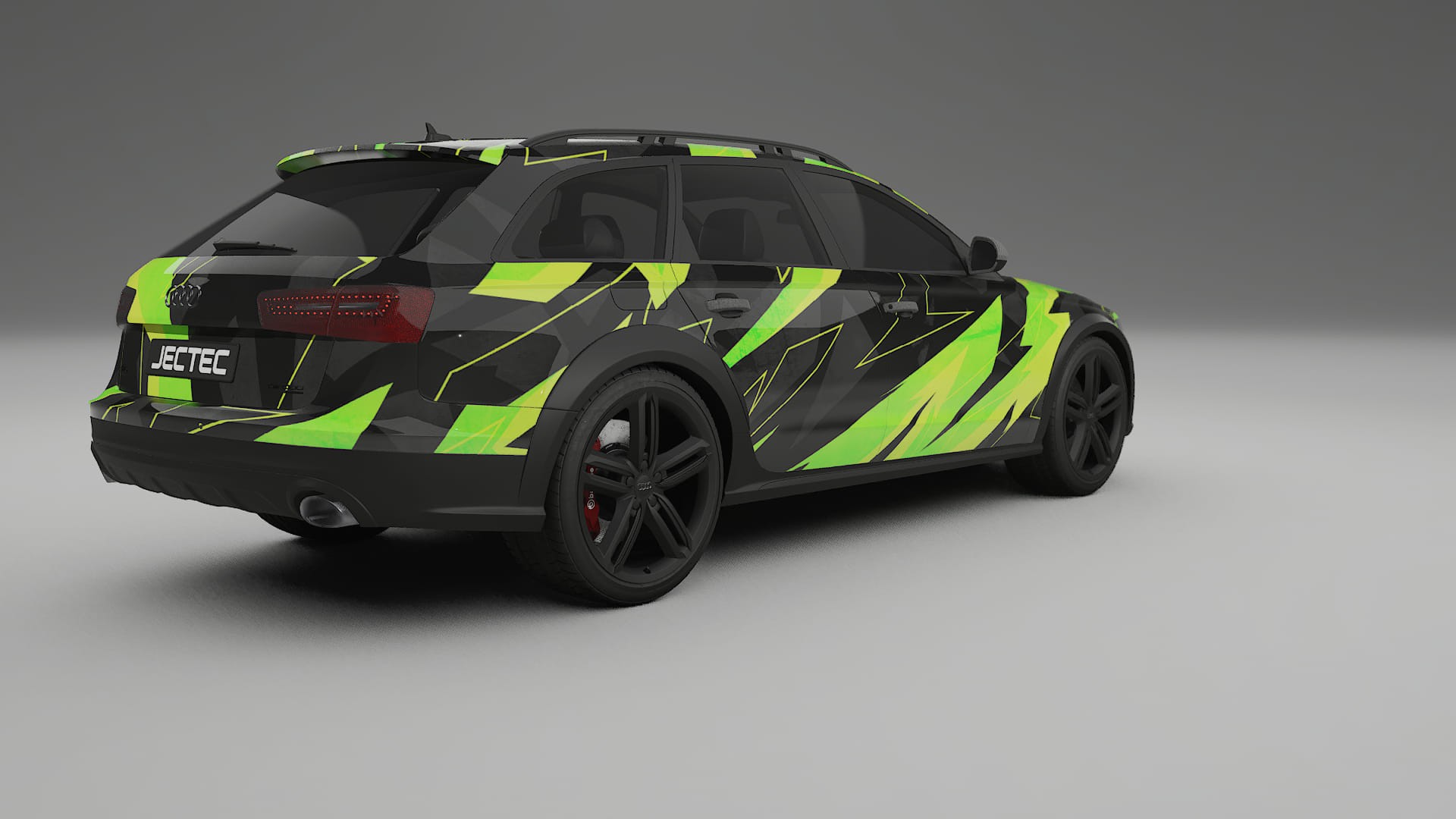 Audi A6 Allroad C7 prefacelift pre-LCI NINJA TURTLES – Designad Wrap PPF-sats i utskrivbar polyuretanfilm