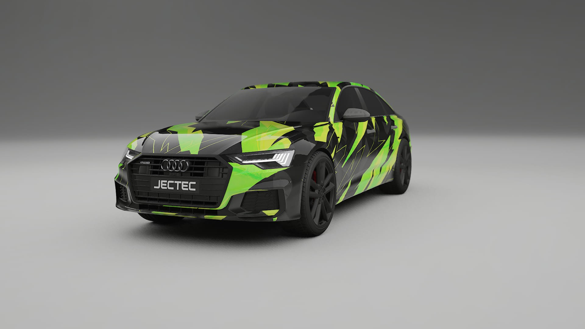 Audi A6 S-Line C8 NINJA TURTLES – Designad Wrap PPF-sats i utskrivbar polyuretanfilm