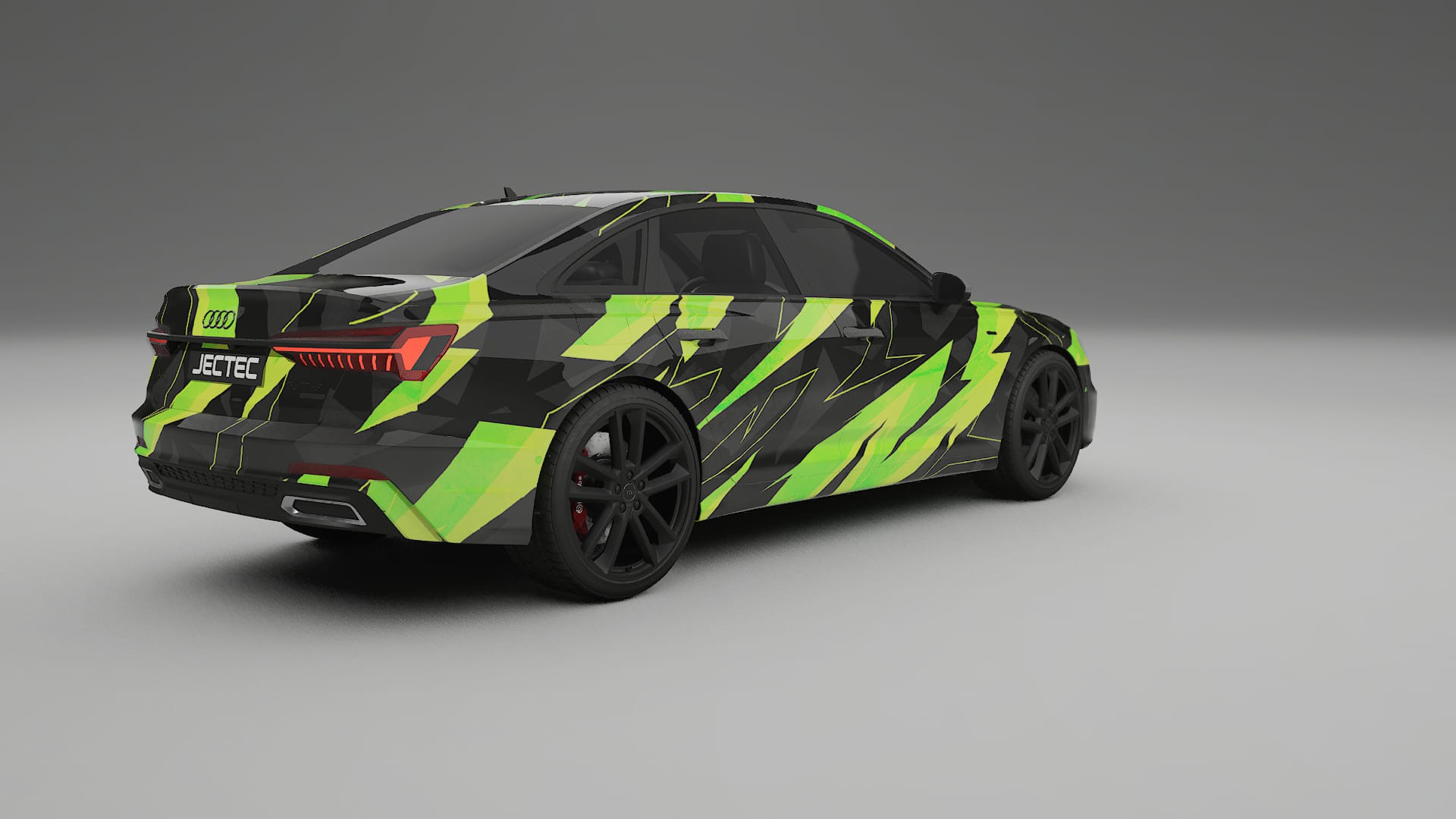Audi A6 S-Line C8 NINJA TURTLES – Designad Wrap PPF-sats i utskrivbar polyuretanfilm