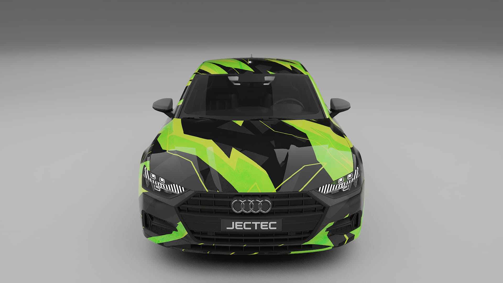 Audi A7 C8 Sportback prefacelift pre-LCI NINJA TURTLES – Designad Wrap PPF-sats i utskrivbar polyuretanfilm