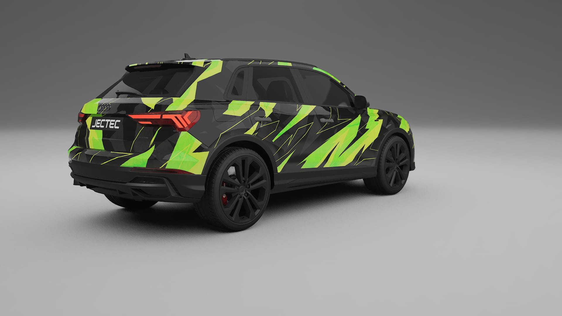 Audi Q3 S-Line F3 NINJA TURTLES – Designad Wrap PPF-sats i utskrivbar polyuretanfilm