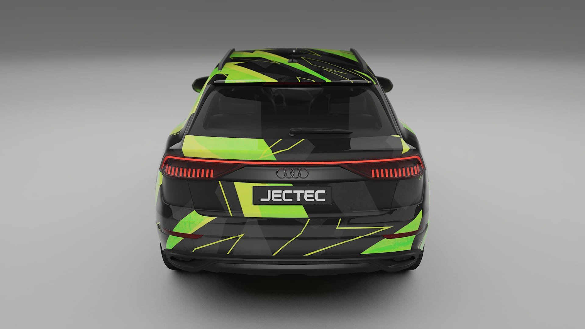 Audi Q8 F1 prefacelift pre-LCI NINJA TURTLES – Designad Wrap PPF-sats i utskrivbar polyuretanfilm