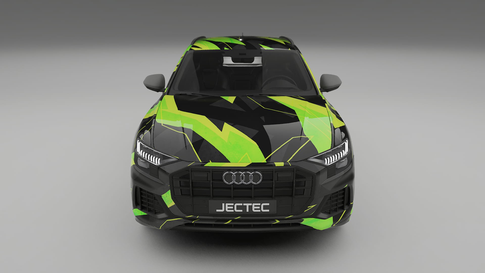 Audi Q8 F1 prefacelift pre-LCI NINJA TURTLES – Designad Wrap PPF-sats i utskrivbar polyuretanfilm