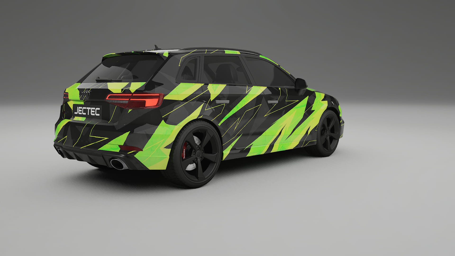 Audi RS3 Sportback 8V facelift LCI NINJA TURTLES – Designad Wrap PPF-sats i utskrivbar polyuretanfilm