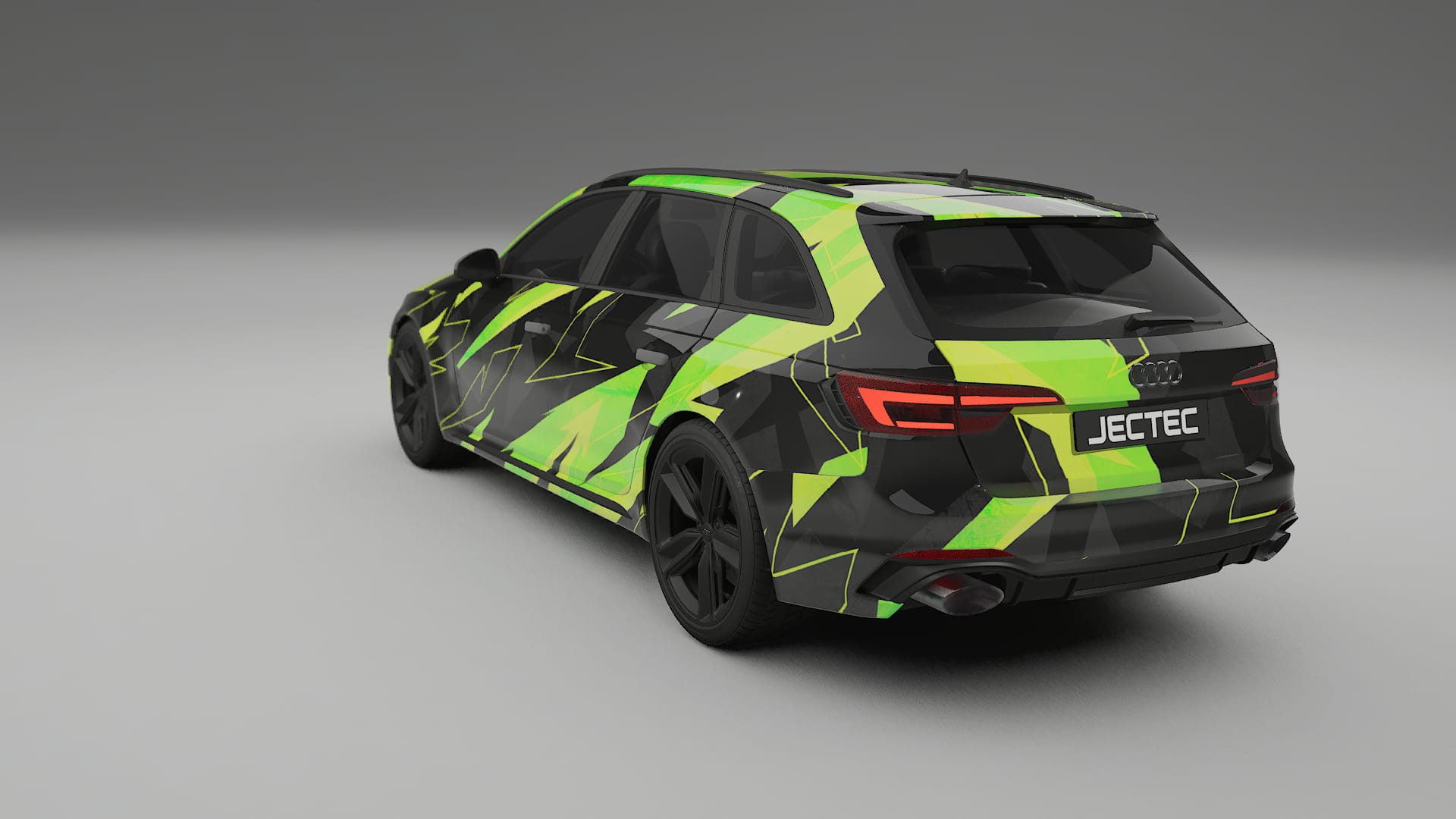 Audi RS4 Avant B9 prefacelift pre-LCI NINJA TURTLES – Designad Wrap PPF-sats i utskrivbar polyuretanfilm