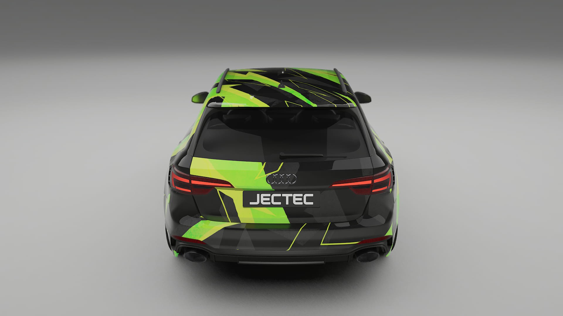 Audi RS4 Avant B9 prefacelift pre-LCI NINJA TURTLES – Designad Wrap PPF-sats i utskrivbar polyuretanfilm
