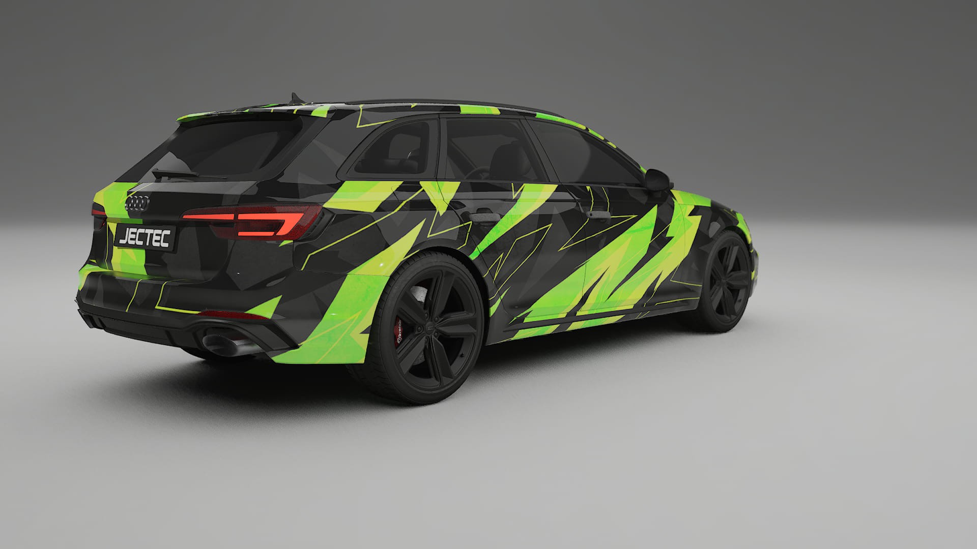 Audi RS4 Avant B9 prefacelift pre-LCI NINJA TURTLES – Designad Wrap PPF-sats i utskrivbar polyuretanfilm