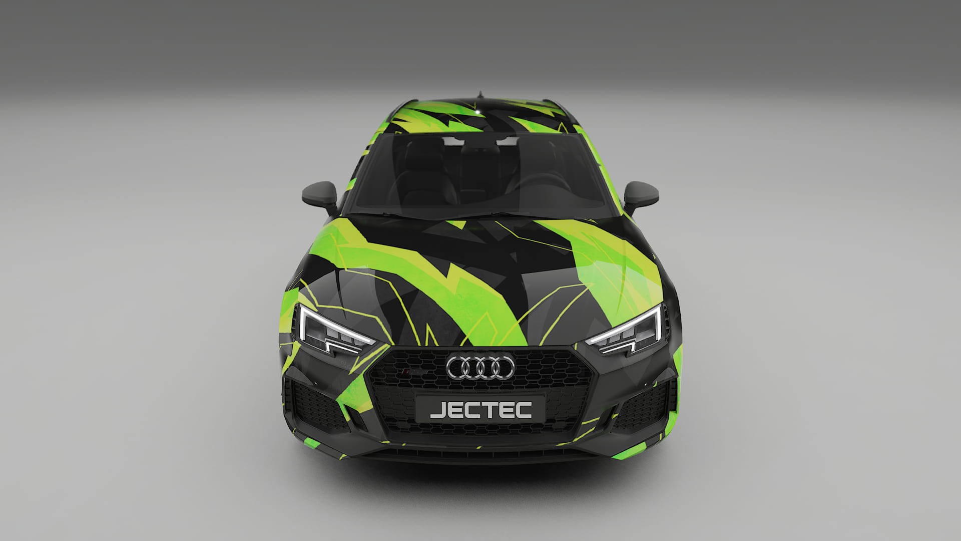 Audi RS4 Avant B9 prefacelift pre-LCI NINJA TURTLES – Designad Wrap PPF-sats i utskrivbar polyuretanfilm