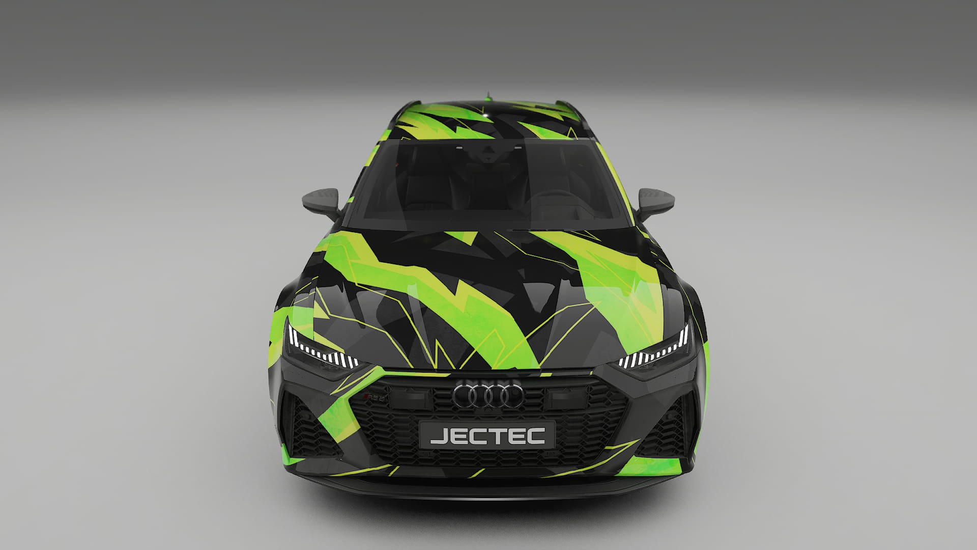 Audi RS6 Avant C8 facelift LCI NINJA TURTLES – Designad Wrap PPF-sats i utskrivbar polyuretanfilm