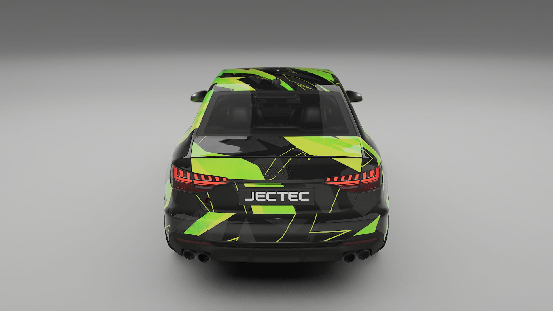 Audi S4 Sedan B9 facelift LCI NINJA TURTLES – Designad Wrap PPF-sats i utskrivbar polyuretanfilm