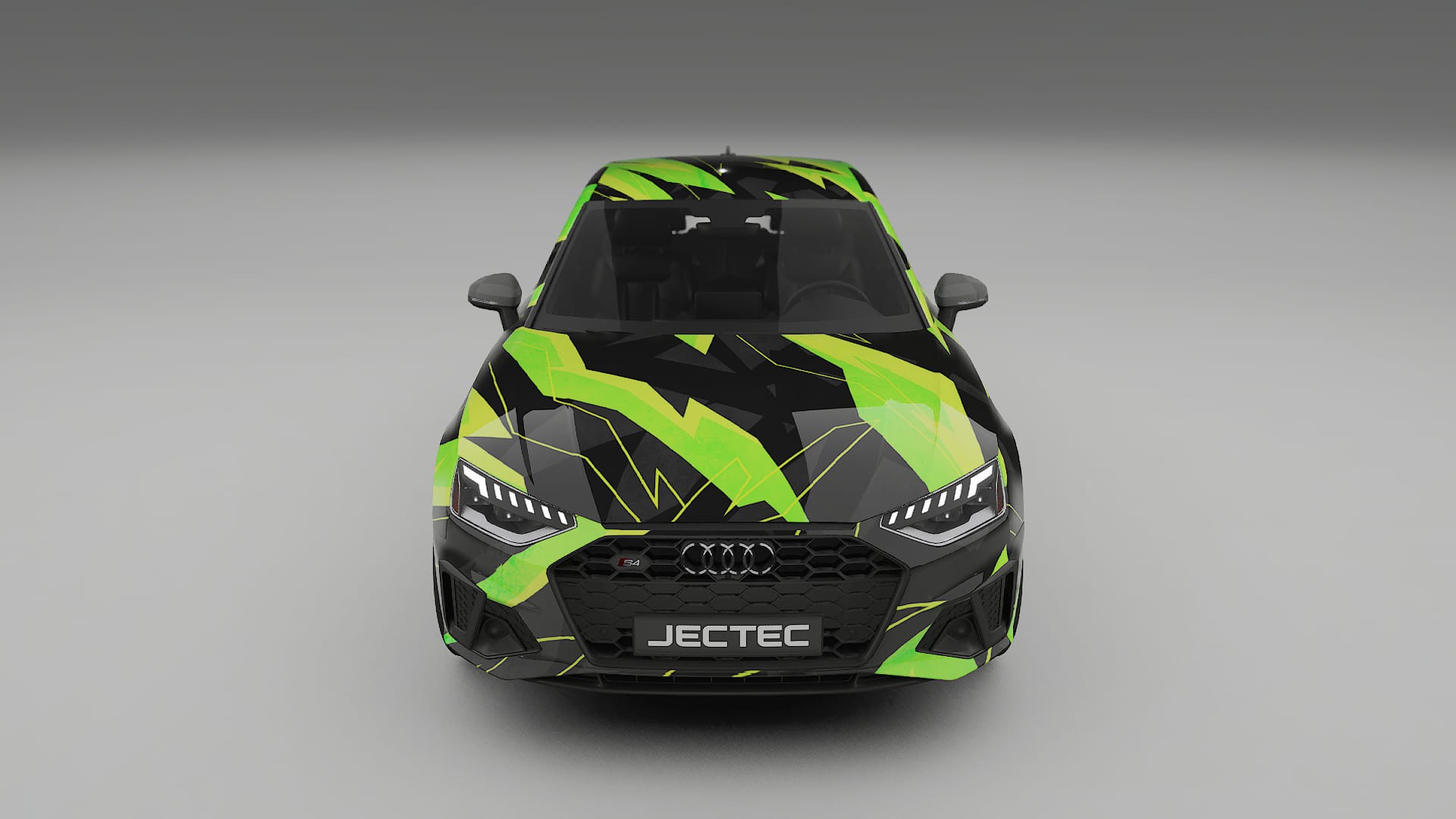Audi S4 Sedan B9 facelift LCI NINJA TURTLES – Designad Wrap PPF-sats i utskrivbar polyuretanfilm