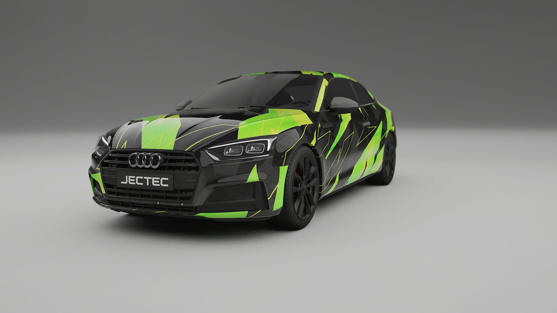 Audi S5 B9 prefacelift pre-LCI NINJA TURTLES – Designad Wrap PPF-sats i utskrivbar polyuretanfilm