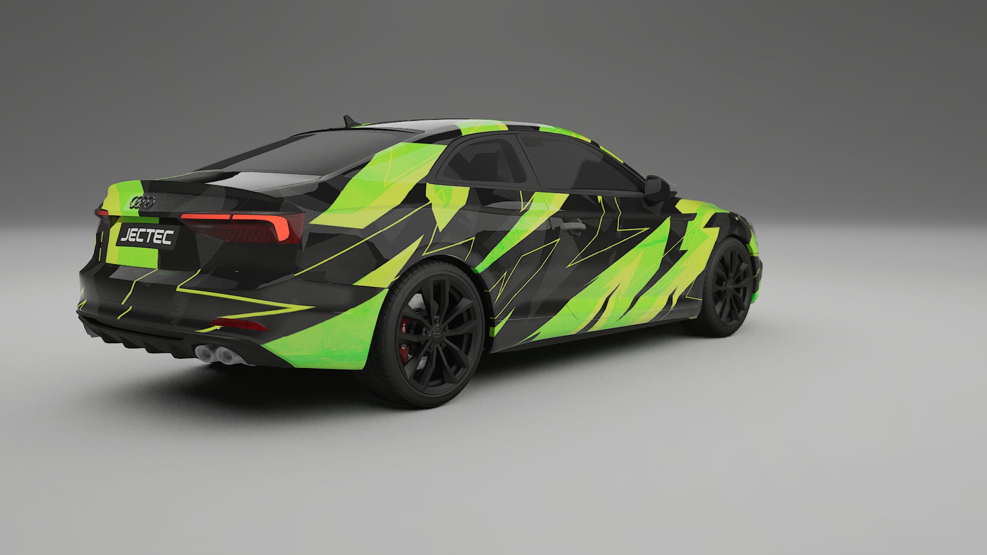 Audi S5 B9 prefacelift pre-LCI NINJA TURTLES – Designad Wrap PPF-sats i utskrivbar polyuretanfilm