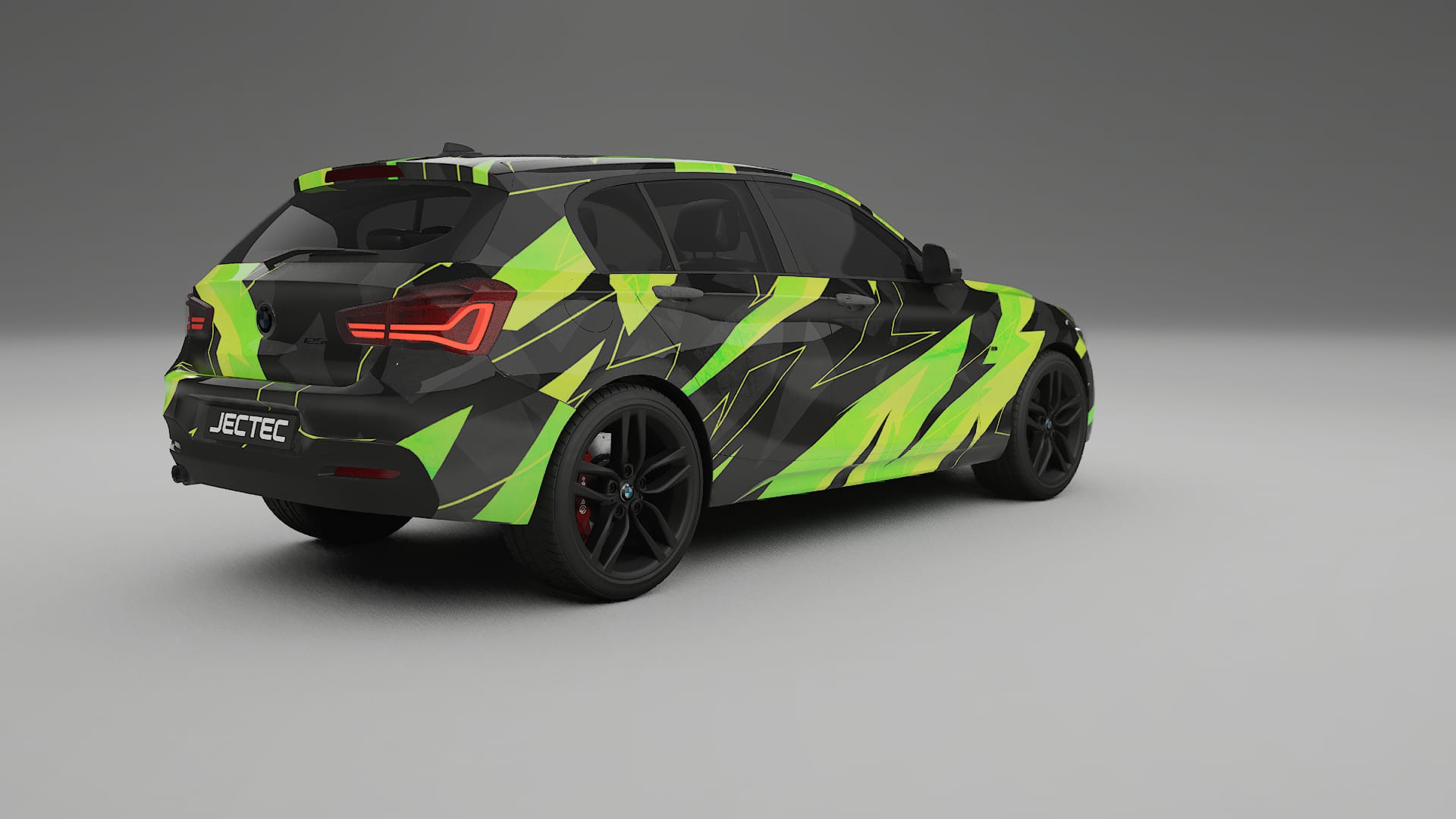 BMW 1 F20 facelift LCI NINJA TURTLES – Designad Wrap PPF-sats i utskrivbar polyuretanfilm